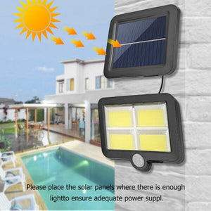 Solar LED Sensor Light Wall Lamp