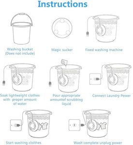 Ultrasonic Rotating Turbine Washing Machine